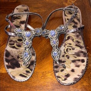 Sam Edelman jeweled sandals